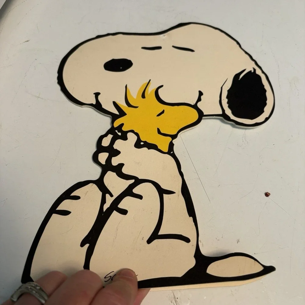 Giant Hallmark Cards Peanuts Set of 5 Lucy, Snoopy, Linus, Charlie Brown UNUSED